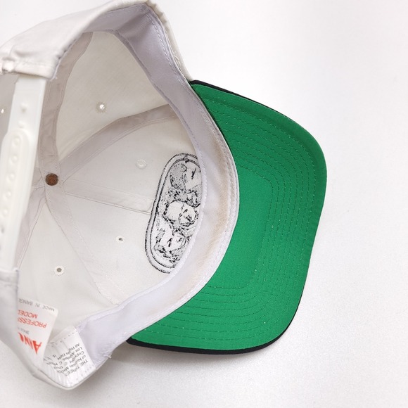 Vintage The Three Stooges Snapback Baseball Hat Cap 1993 White Annco - Picture 8 of 10